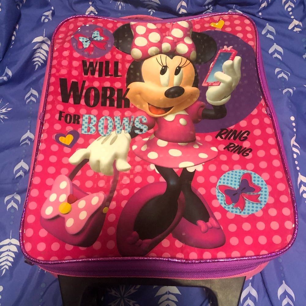 Minnie Mouse suitcase